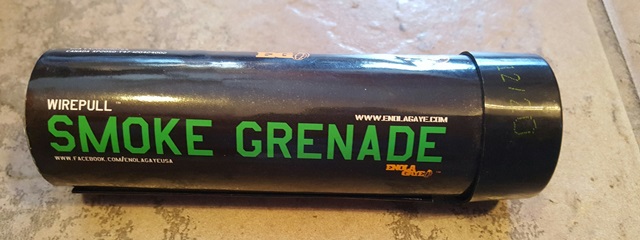 EG Smoke Grenade - wire-pull, Green