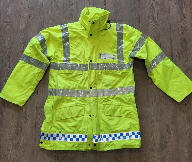 British Bobby Hi-Viz Gore-tex coat Small