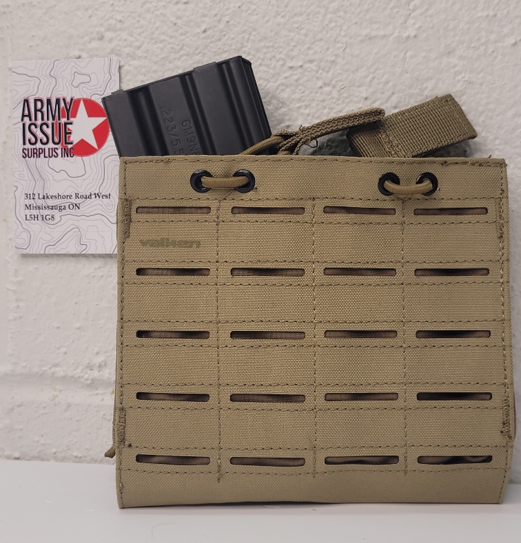 Multi rifle double mag pouch - laser cut- tan