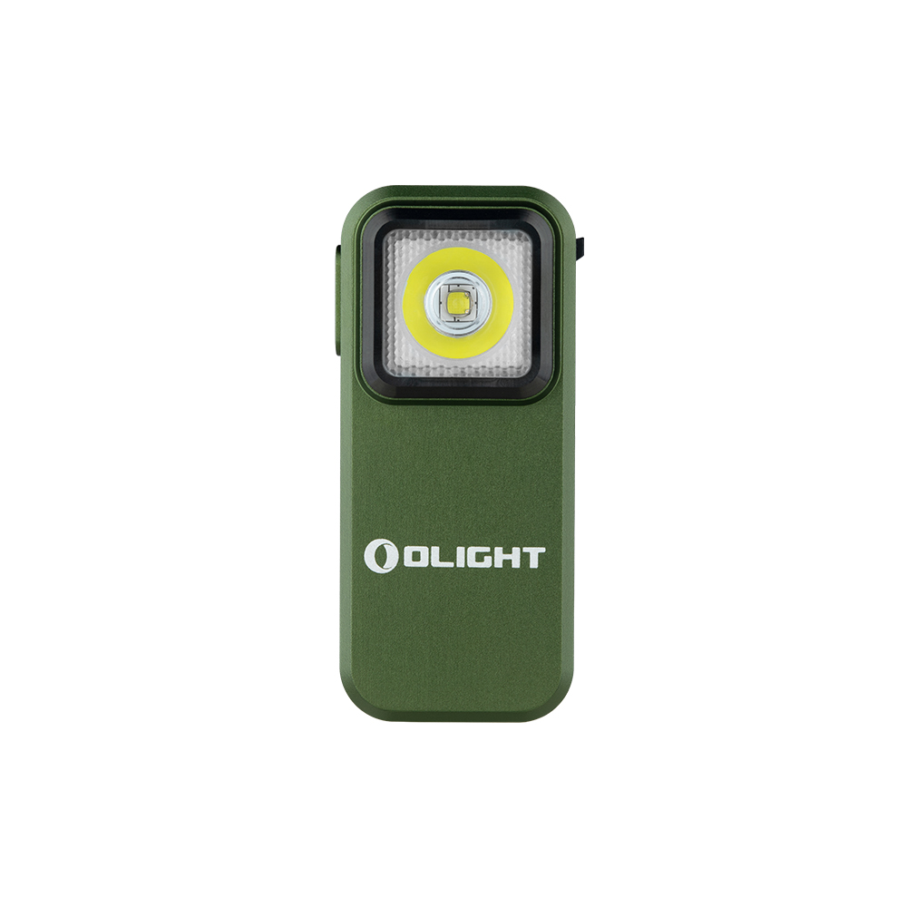 Olight Oclip Light with White & Red Light GREEN
