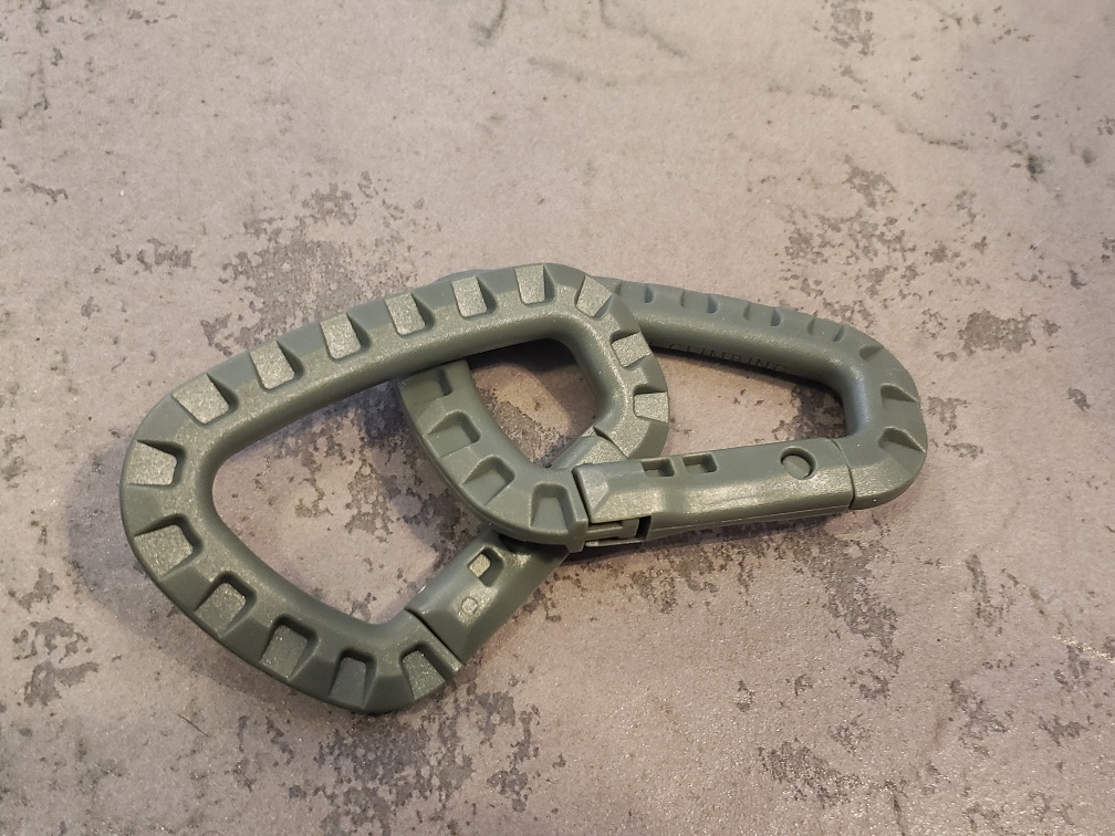 Carabiner ABS - foliage green