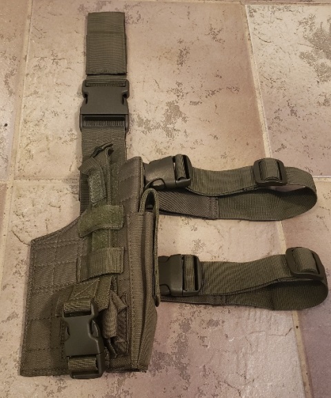 Drop Leg Holster Green