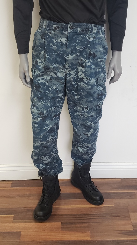 Navy issue Digital blue pants Large
