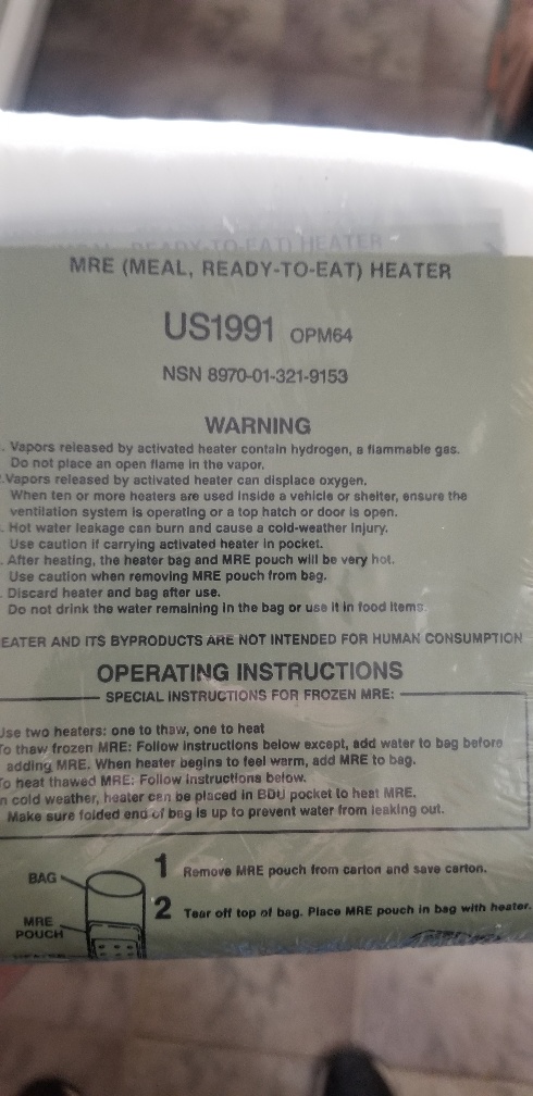 Flameless Ration Heaters 12 pack