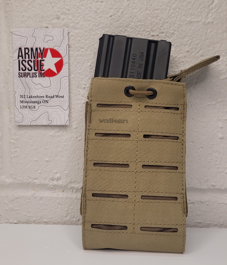 Multi rifle single mag pouch - laser cut- tan