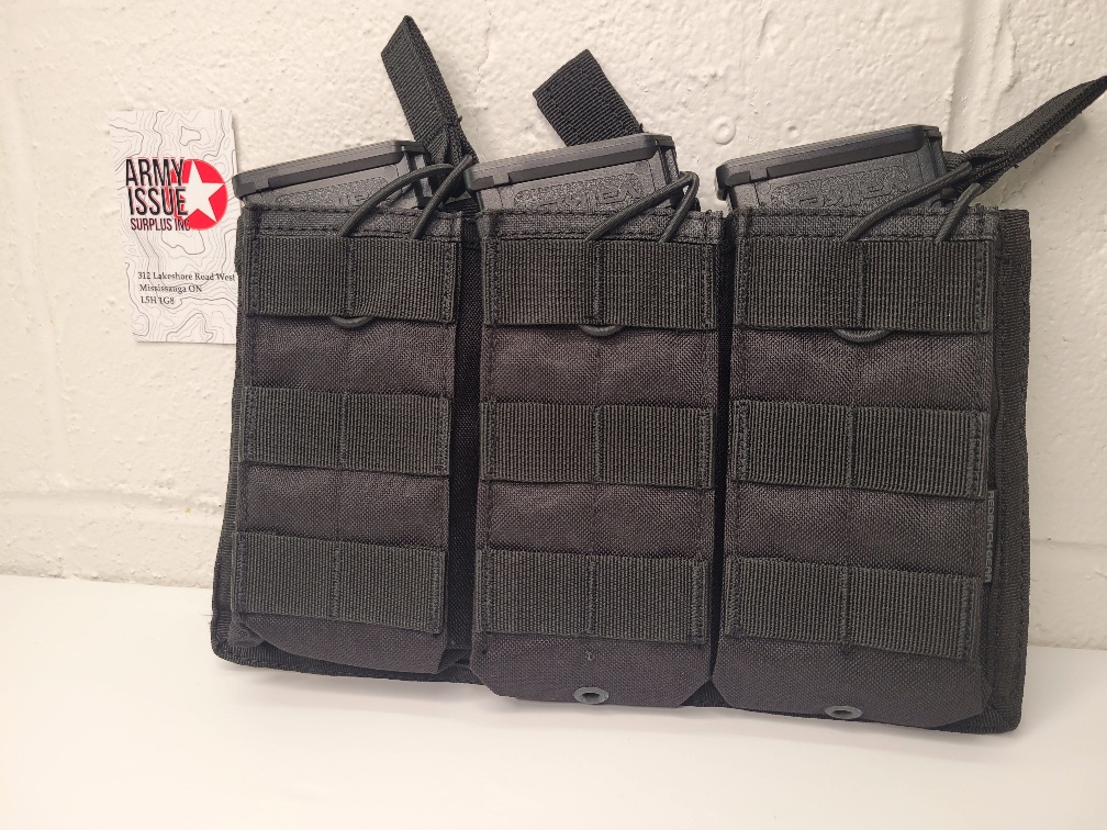 Triple 5.56,M4 speed draw mag pouch - black