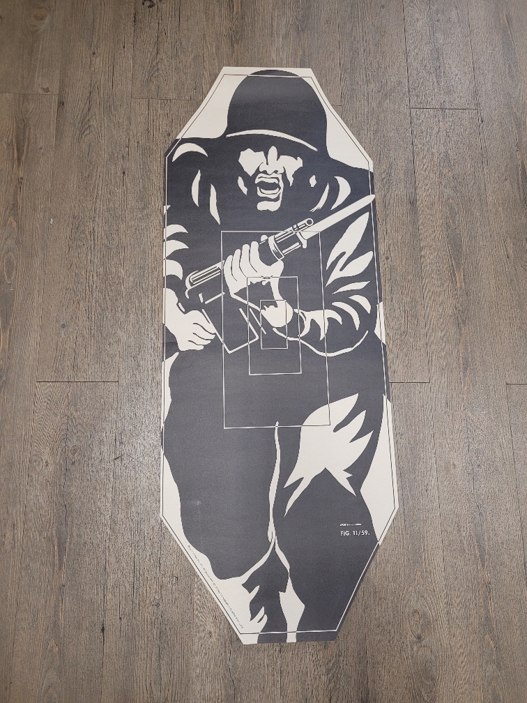 Herman the German Paper Target Poster