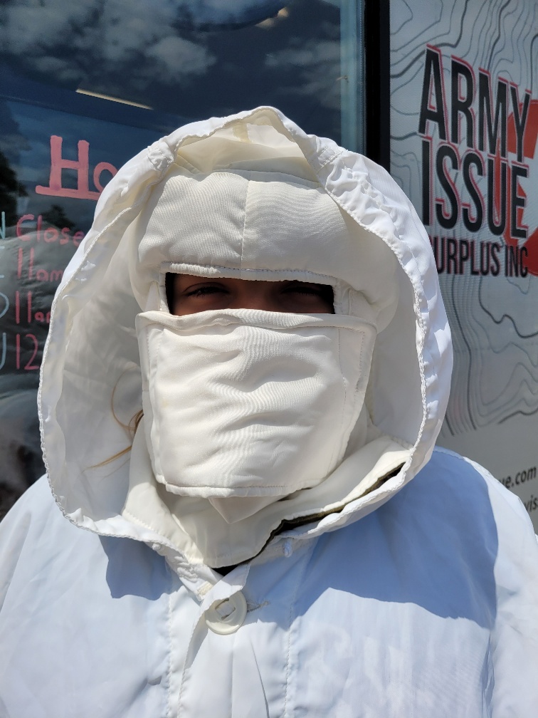 Winter Whites Snow Camo "Storm Trooper" Hood