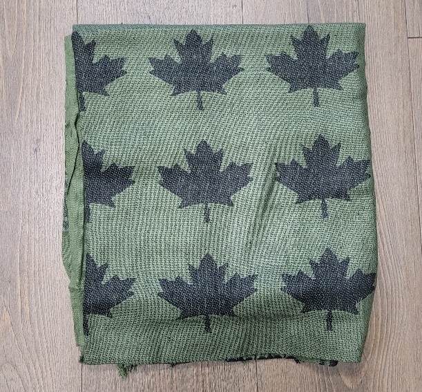 Shemagh Cdn flag/ OD and black