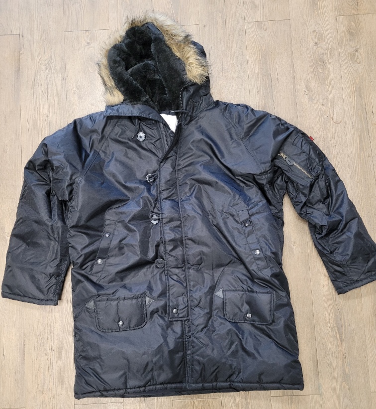 US Classic NB3 Winter Parka Large Black