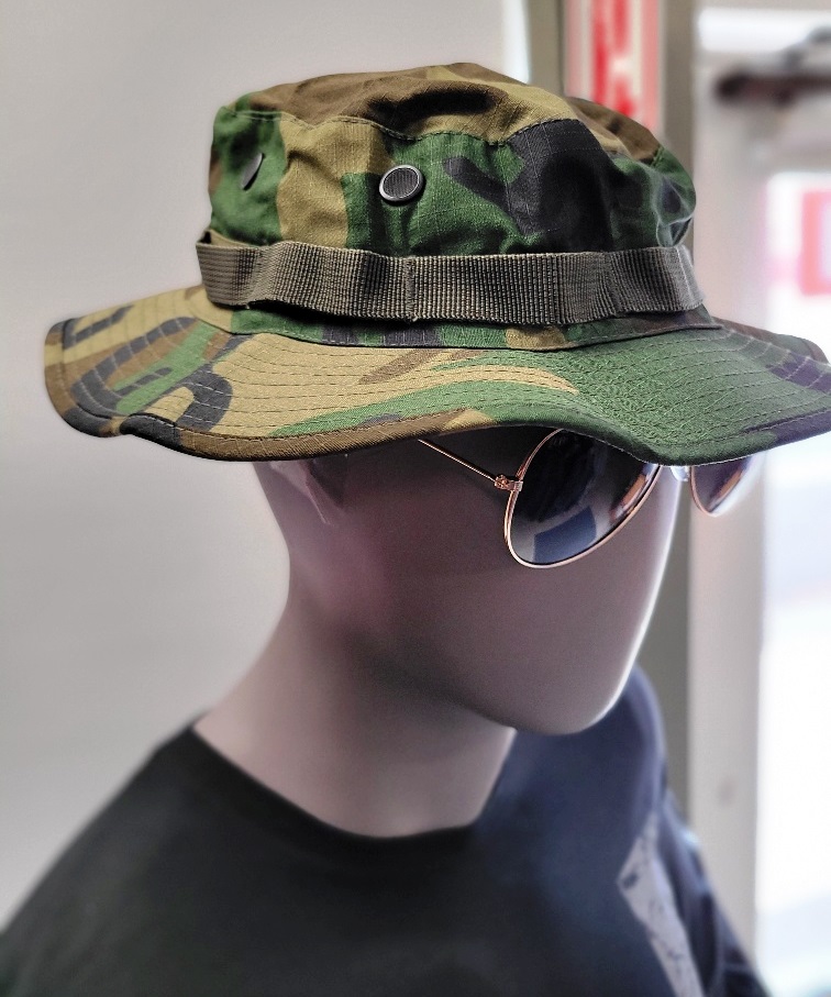 Boonie Hat - Woodland Camo Large