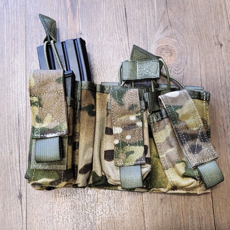 Triple MOLLE Open 5.56mm + 9mm  Uniflage