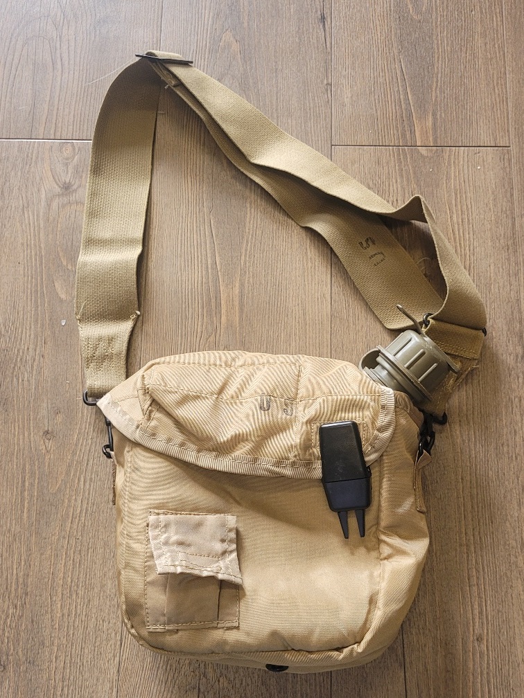 Two Quart Tan Canteen, US