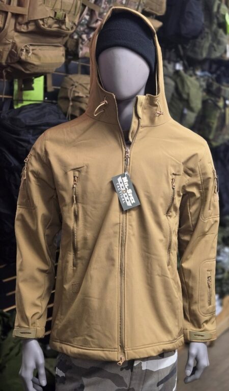 Tactical Soft shell Jacket Tan XL