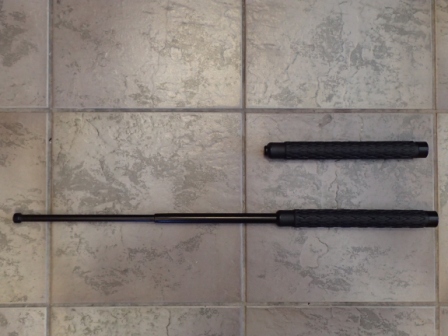 Baton Extendable Rubber Diamond grip - 26"