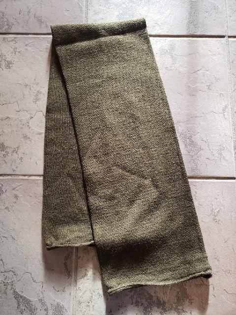 US wool Scarf Tube Green