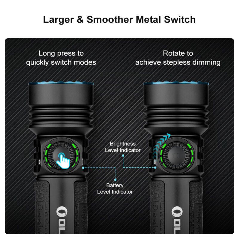 Olight Seeker 4 Pro High Power Flashlight - Image 8