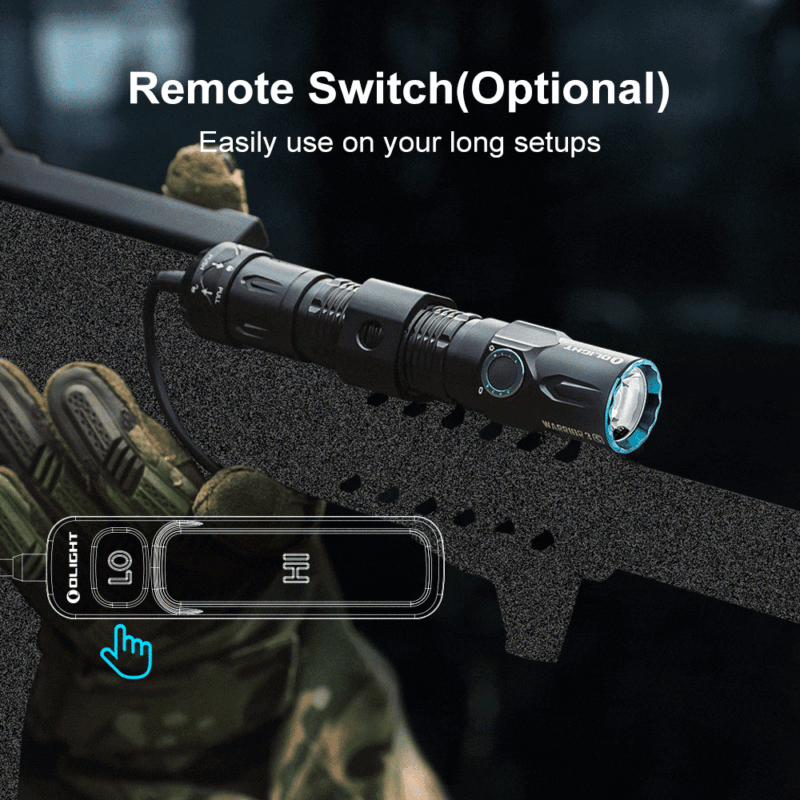 Olight Warrior 3S High Beam Tactical Flashlight - Image 13