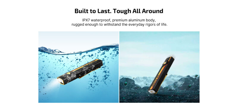 Olight Arkfeld Pro Flat EDC Flashlight with LED Light UV & Laser - Image 8